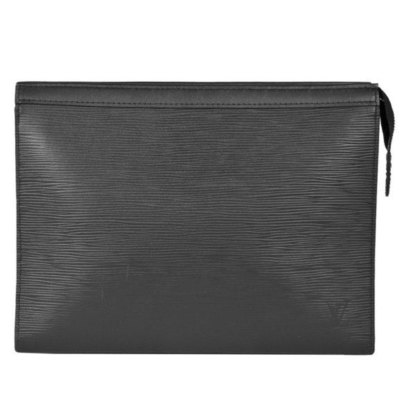 Louis Vuitton LOUIS VUITTON Pochette Voyage Clutch Bag Epi M81326 Noir RFID ITWS - Picture 1 of 8